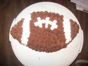 Daddy's Football cake